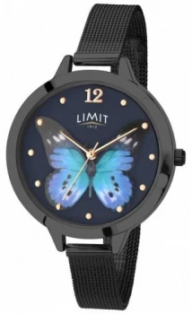 Limit Womens Secret Garden Black pvd butterfly 6270.73 Watch