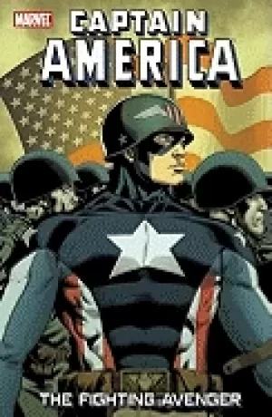 Image of captain america fighting avenger volume 1