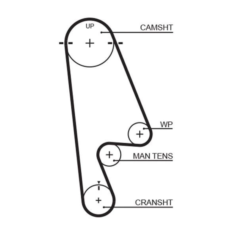 Image of GATES Timing Belt GATES 5480XS