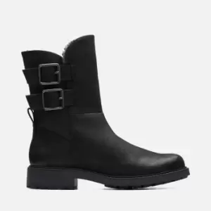 Image of Clarks Orinoco2 Buckle Leather Boots - UK 3