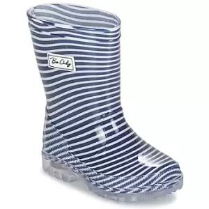 Image of Be Only MARINO boys's Childrens Wellington Boots in Blue toddler,6 toddler,8 toddler,10 kid,11.5 kid,12 kid,13 kid