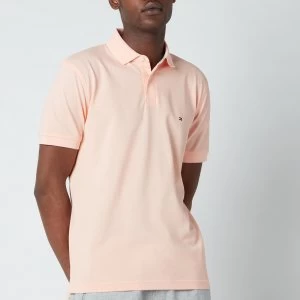 Image of Tommy Hilfiger Mens 1985 Regular Fit Polo Shirt - Delicate Peach - L