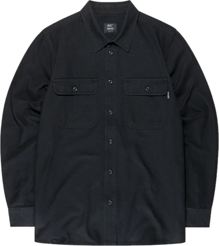 Image of Vintage Industries Baron Shirt Longsleeve Black XXL Men