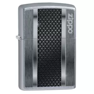 image of Zippo Satin Chrome 207 Metal Perforation windproof lighter