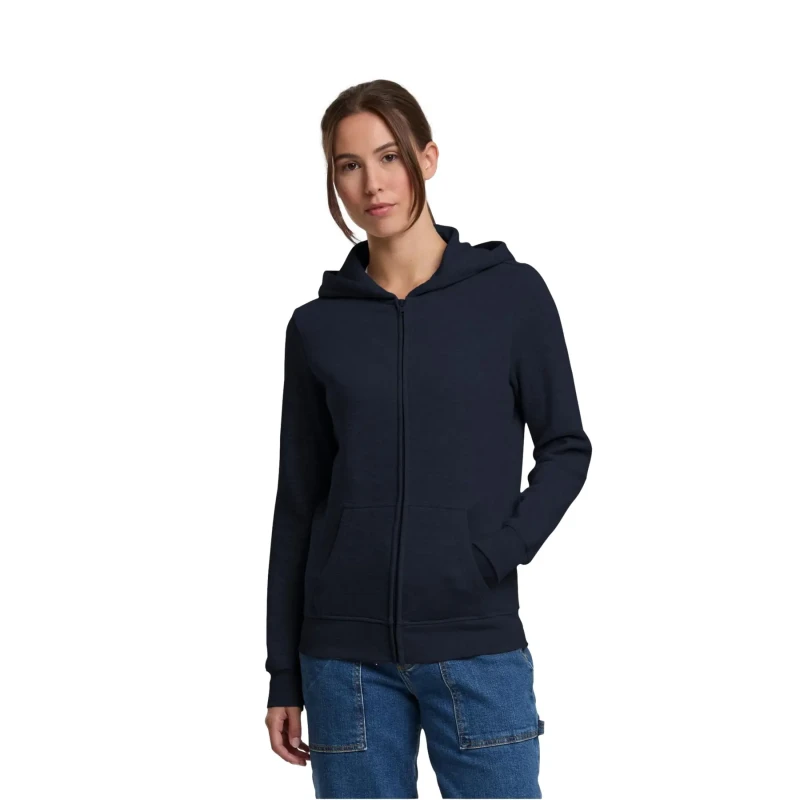 Image of Urban Classics Womens full zip hoodie Urban Classics Basic Essential Bleu Female L