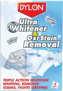 Image of Dylon Ultra Whitener and Oxi Stain Remover - 5 Pack