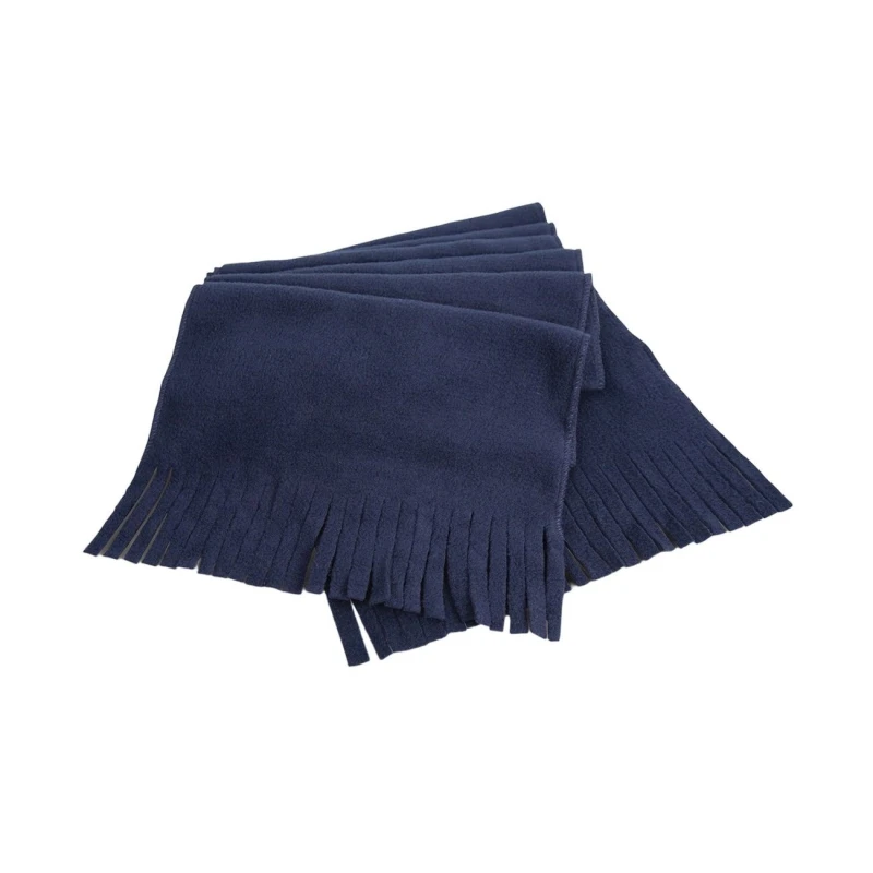 Image of Result Result Men Tassel Polartherm Winter Scarf in Navy Navy One Size Male 5063470449033