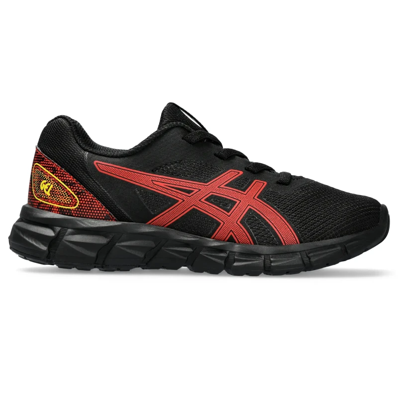 Image of ASICS Kids Gel-Quantum Lyte II Trainers black/red Baby 35 (2.5 to 3)