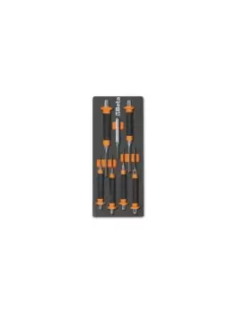 Image of Beta Tools M240 7pc Centre & Pin Punch Set in Soft Tray for Roller Cab 024500240