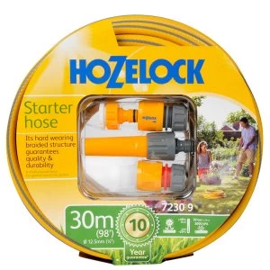 Image of Hozelock 30m Garden Hose Starter Set
