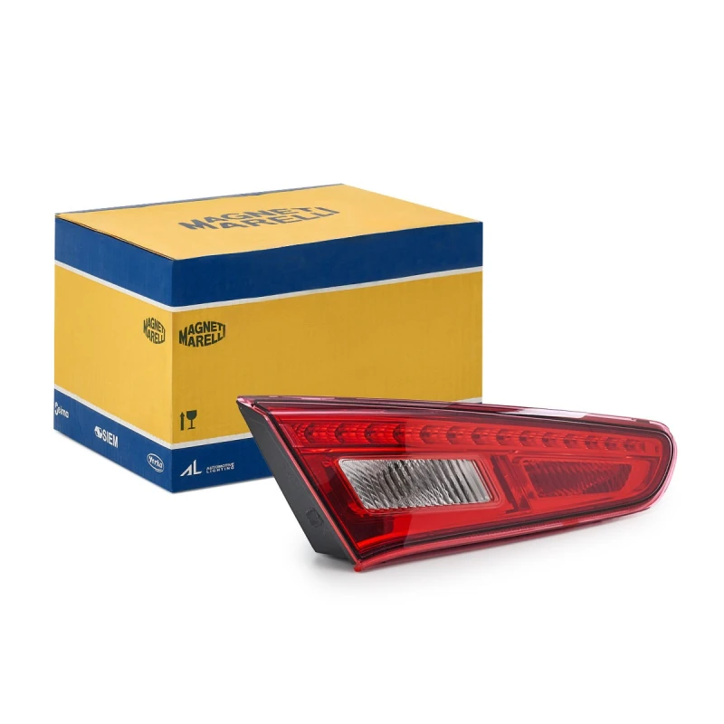 Image of MAGNETI MARELLI 712204251110 Rear light Inner Section, Left, P21W, with bulbs Combination Rearlight (391)
