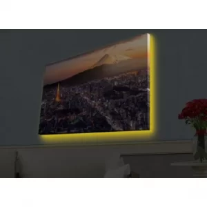 Image of 4570HDACT-086 Multicolor Decorative LED Lighted Canvas Painting