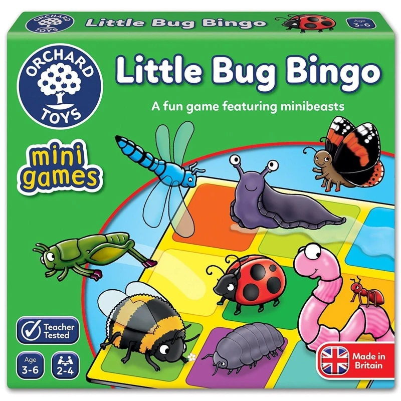 Image of Orchard Toys Little Bug Bingo Travel Game Multi unisex