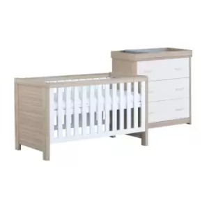 image of Babymore DS LUNO White OAK SET 2 PCS