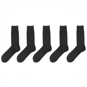 Image of Wildfeet 5 Pack Ankle Socks - Charcoal