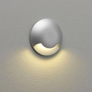 Image of LED 1 Light Outdoor Wall Light Painted Silver IP67