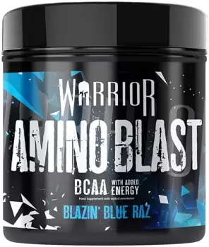 Image of warrior Amino Blast, Blazin Blue Raz - 270g