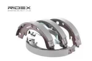 Image of RIDEX Handbrake Shoes 1419B0016 Parking Brake Pads,Handbrake Pads TOYOTA,COROLLA (ZZE12_, NDE12_, ZDE12_),COROLLA Kombi (_E12J_, _E12T_)