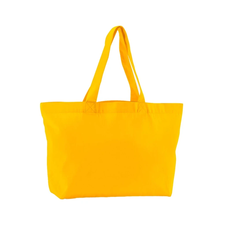 Image of Westford Mill Womens Twill Shopper Bag in Yellow Yellow Female One Size