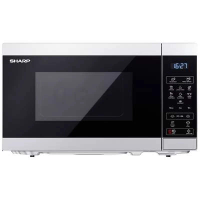Image of Sharp YC-MS02ES Mikrowelle Schwarz Silber Weiß 800 W