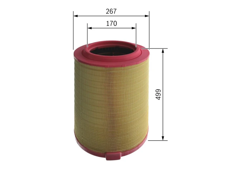 Image of Air filter Bosch F 026 400 641