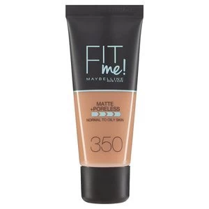 image of Maybelline Fit Me Matte and Poreless Foundation Caramel 30ml