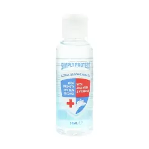 Image of Simply Protect Alcohol Cleansing Hand Gel 58ml