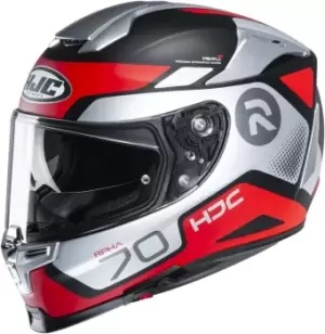 image of HJC RPHA 70 Shuky Helmet, grey-white-red, Size L, grey-white-red, Size L