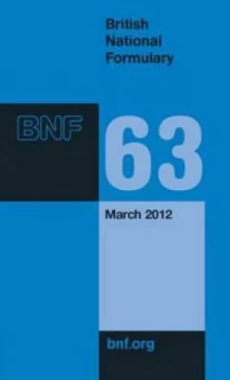 Image of British National Formulary. 63 March 2012 by British Medical Association Paperback