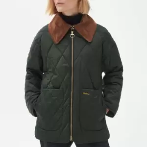 Image of Barbour Woodhall Quilted Shell Jacket - UK 14