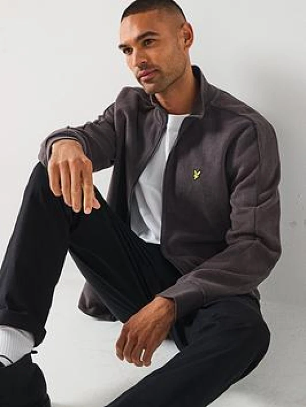 Image of Lyle & Scott Sweat jacket Lyle & Scott Gris Male S