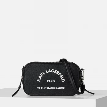 image of KARL LAGERFELD Womens Rue St Guillaume Camera Bag - Black