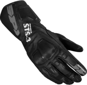 image of Spidi STS-3 Ladies Motorcycle Gloves, black, Size S for Women, black, Size S for Women