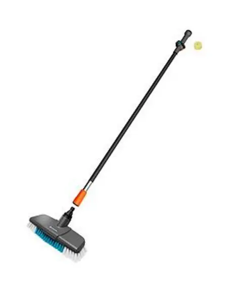 Image of Gardena CLEANSYSTEM Hard Patio Brush and Handle Set