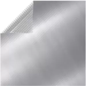 Image of Floating Rectangular pe Solar Pool Film 10x5 m Silver Vidaxl Silver