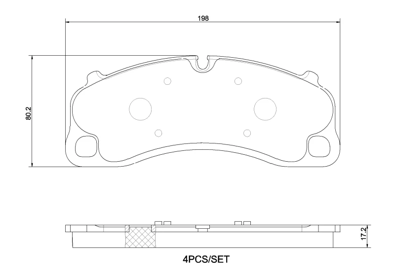 Image of BREMBO Brake pad set BREMBO P 65 048