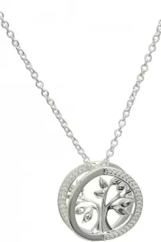 image of Ladies Unique & Co Sterling Silver Necklace MK-820