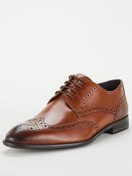 Image of Ted Baker Trvss Brogues - Tan, Size 7, Men
