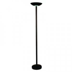 Image of Alba Black Halogen Uplighter 200W