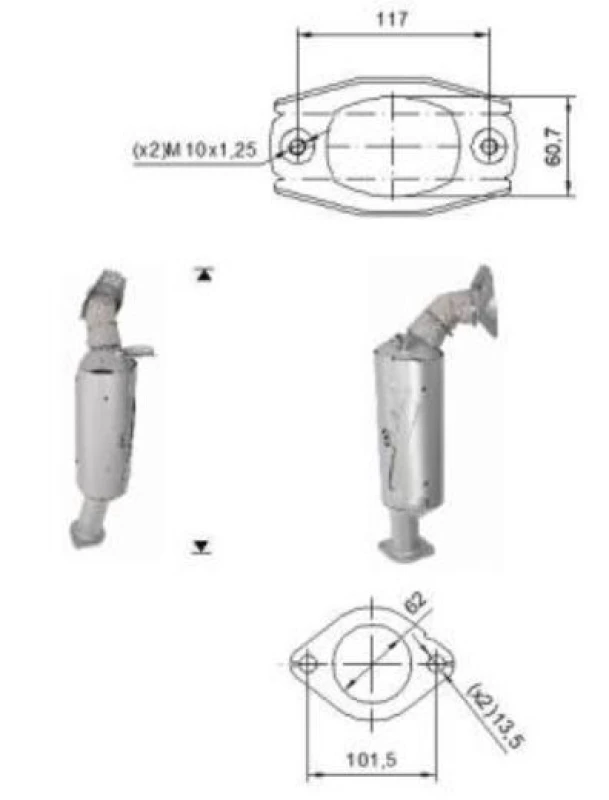Image of Catalytic converter VEGAZ MIK-995
