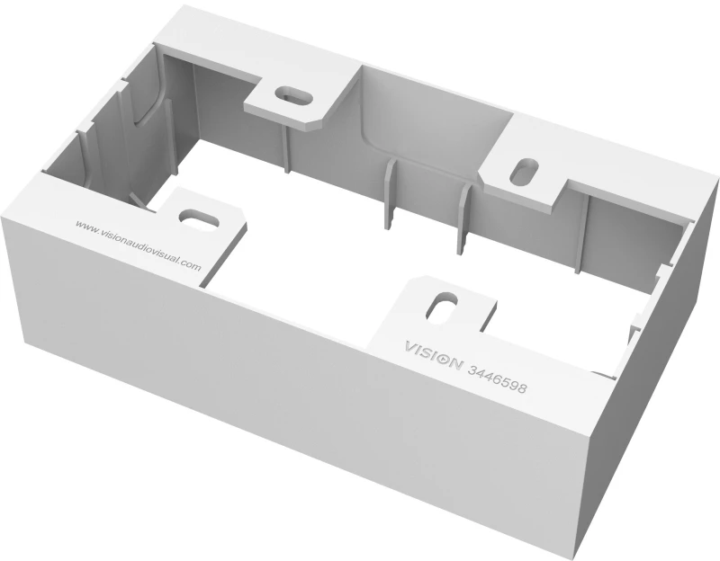 Image of Vision Vision TC3 BACKBOX2G electrical box White TC3 BACKBOX2G