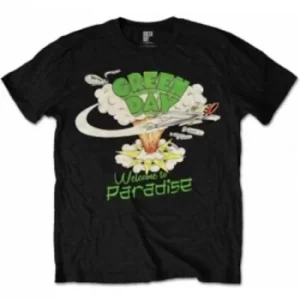 image of Green Day Welcome To Paradise Mens Black T Shirt: Medium