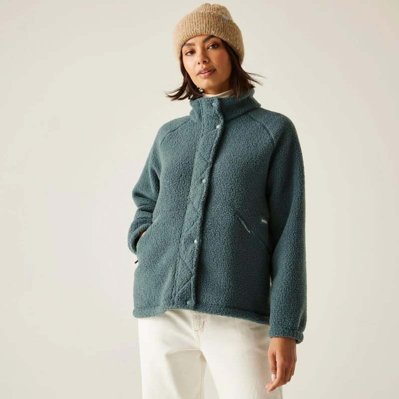 Image of Womens zipped fleece Regatta Emilica Vert Female 48
