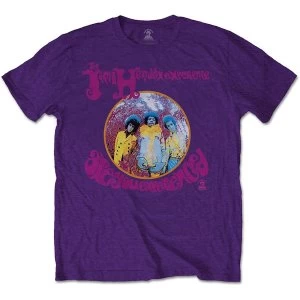 image of Jimi Hendrix - Are You Experienced Unisex Large T-Shirt - Purple