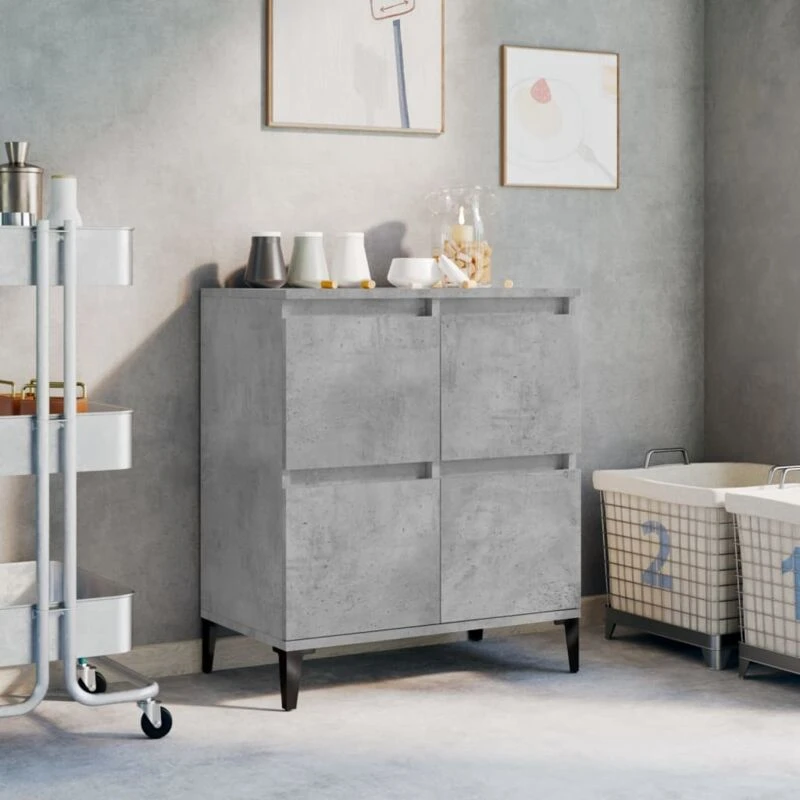 Image of VIDAXL Sideboard Concrete Grey 60x35x70cm Engineered Wood Vidaxl 821168