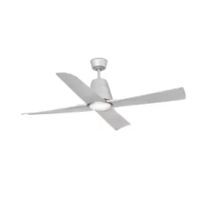 Image of Typhoon LED Grey Ceiling Fan with DC Motor Smart - Remote Included, 3000K