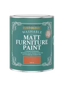 image of Rust-Oleum Matt Finish 750 Ml Furniture Paint - Tiger Tea