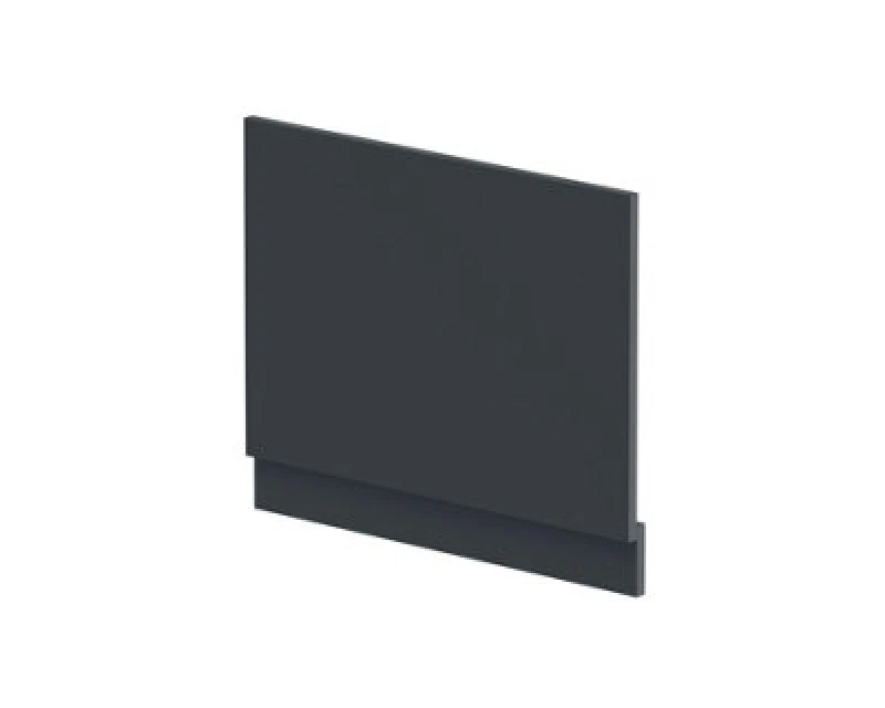 Image of Balterley Bath MDF End Panel & Plinth - 700mm - Soft Black Grey unisex