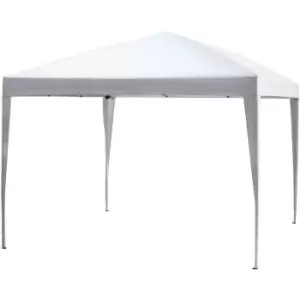 Image of Outsunny - 3 x 3M Garden Heavy Duty Pop Up Gazebo Marquee Party Tent Wedding Canopy (White) With Carry Bag - White