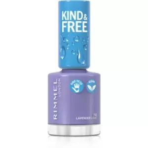 image of Rimmel Kind & Free Nail Polish Shade 153 Lavender Light 8 ml